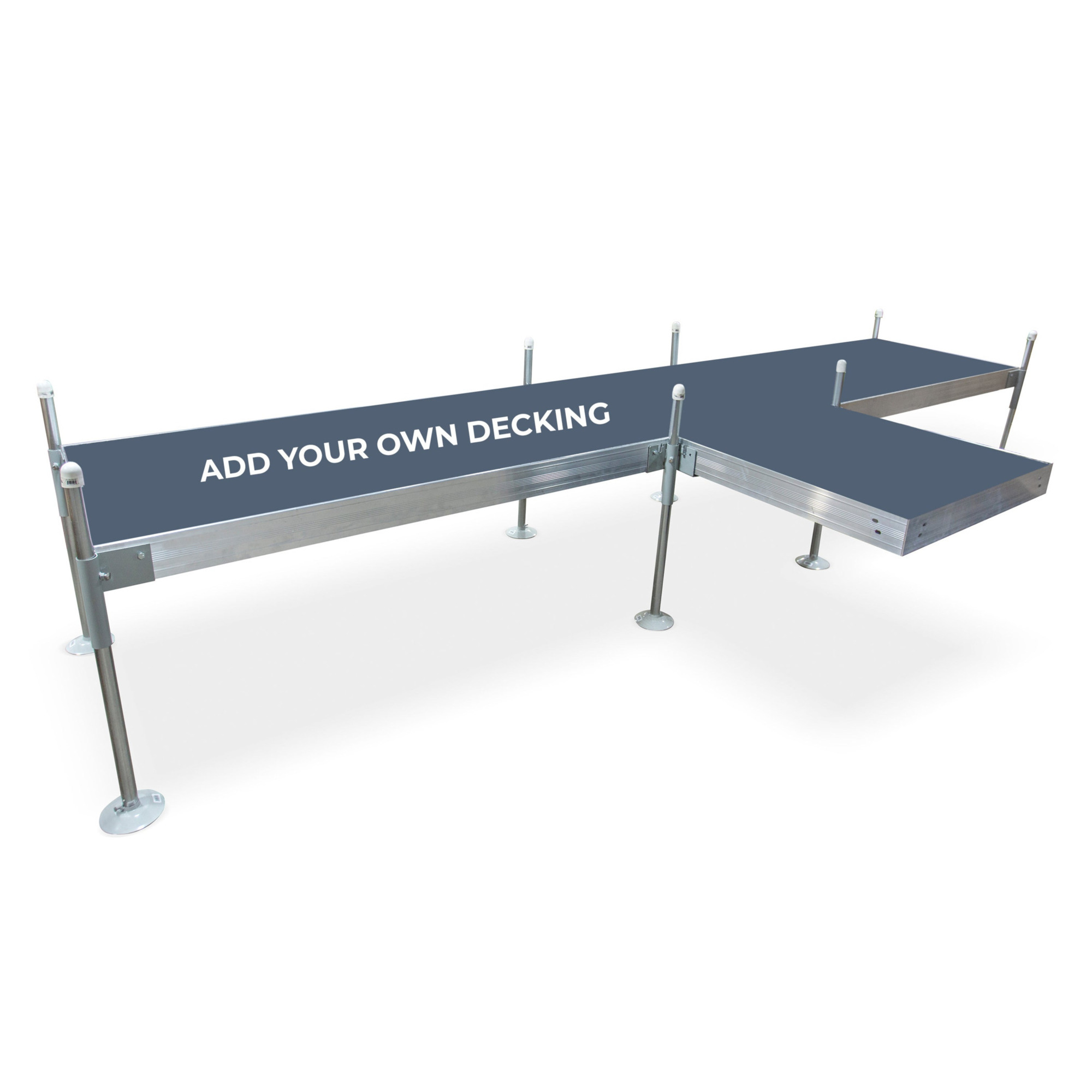 Tommy Docks T-Shaped Aluminum Frame - 8ft. x 8ft., Corrosion-Resistant, Model# TDTAF-40021